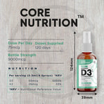 Energy Vitamin D3 + K2 Liquid Spray | 60ml