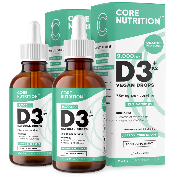 D3/K2 Drops | 60ml | Twin Pack