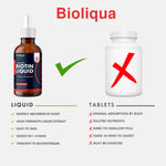 Liquid Biotin Vegan Vitamin Drops  | 60ml | 1440mg