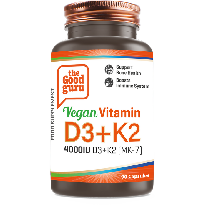 Vegan Vitamin D3+K2  | 90 Capsules