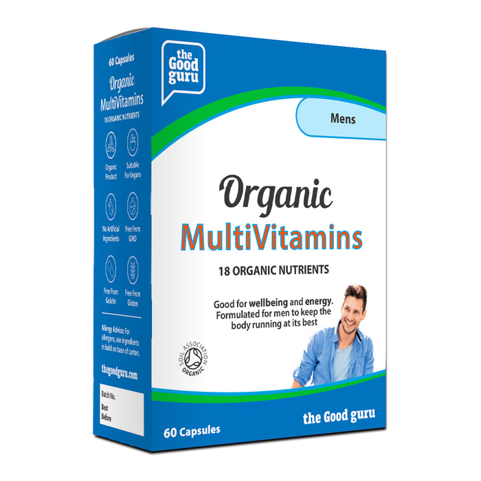 Mens Organic MultiVitamin | 60 Capsules
