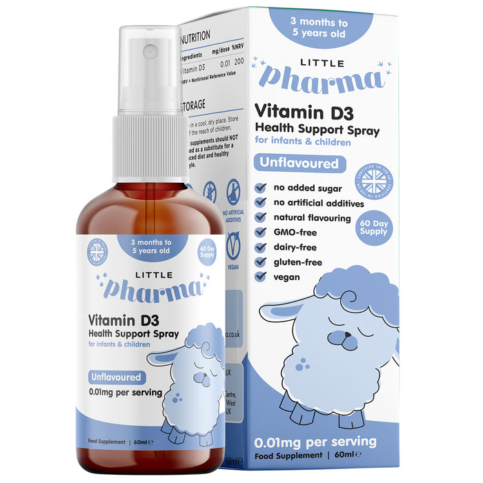 Little Pharma Children's Vitamin D Spray 60ml Wellness Factory